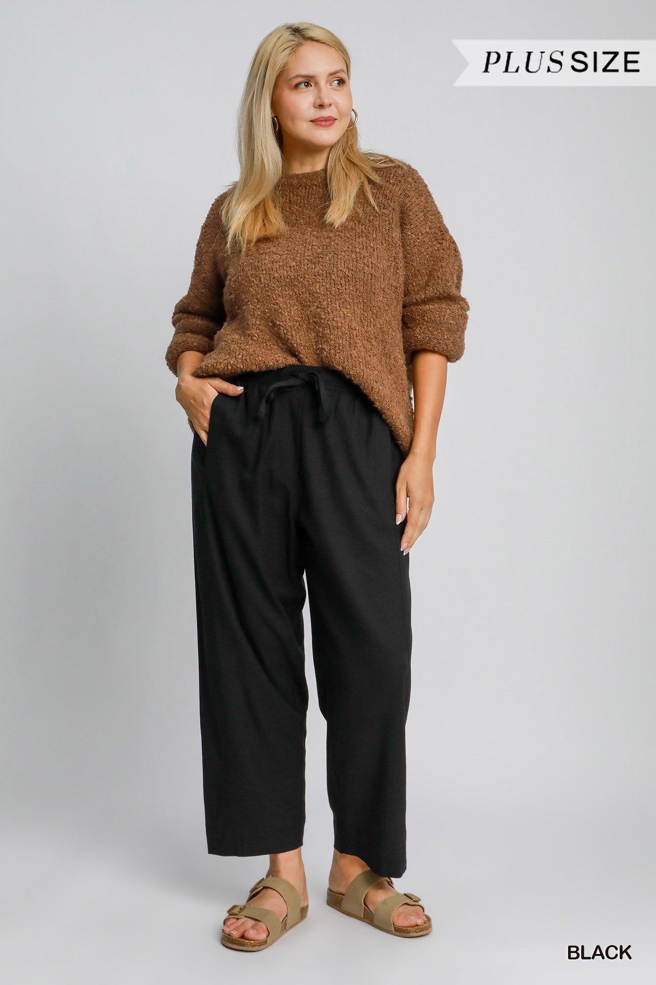 Umgee Linen Blend Pants