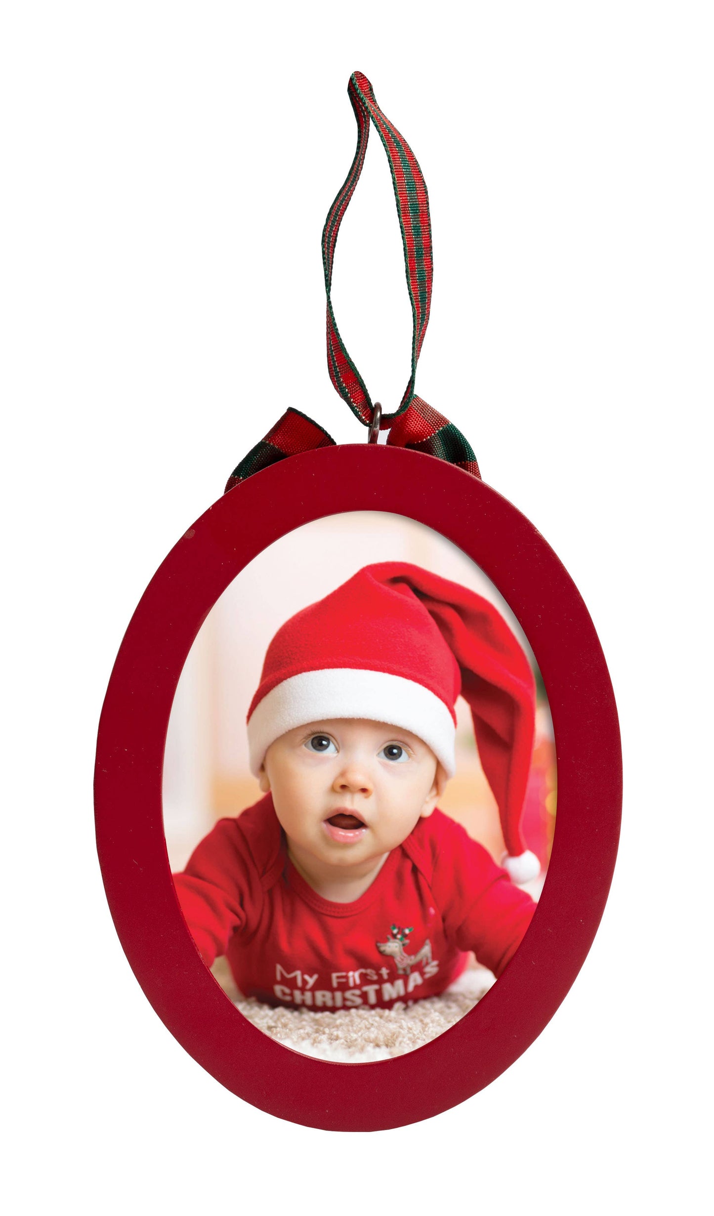 My First Babyprints Double-Sided Picture Christmas Ornament