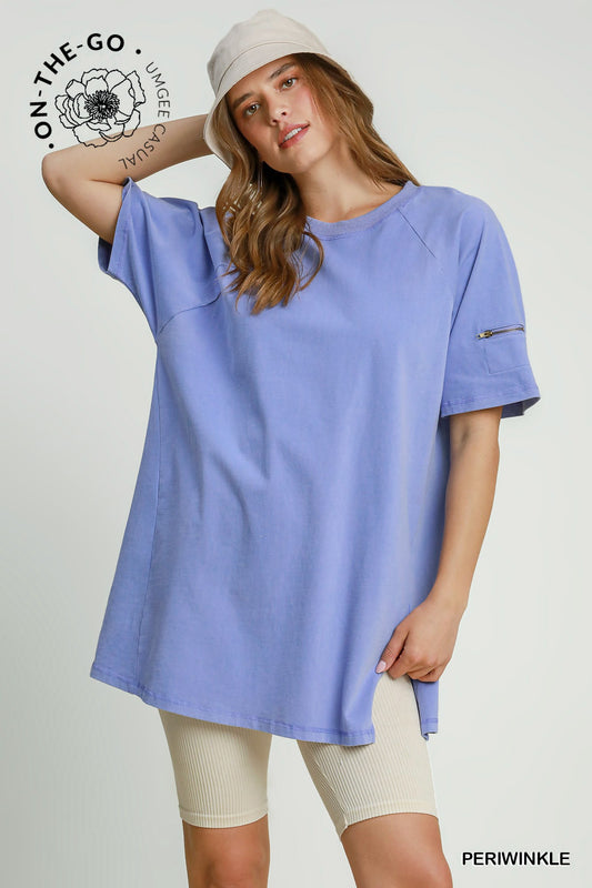 Athleisure Oversized Raglan Top