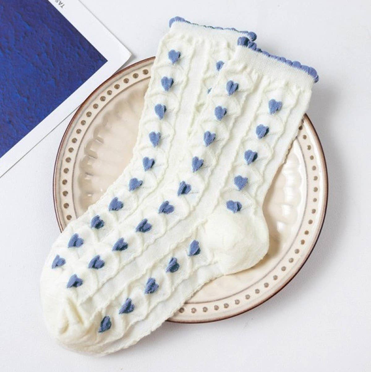 Embroidered Crew Sock
