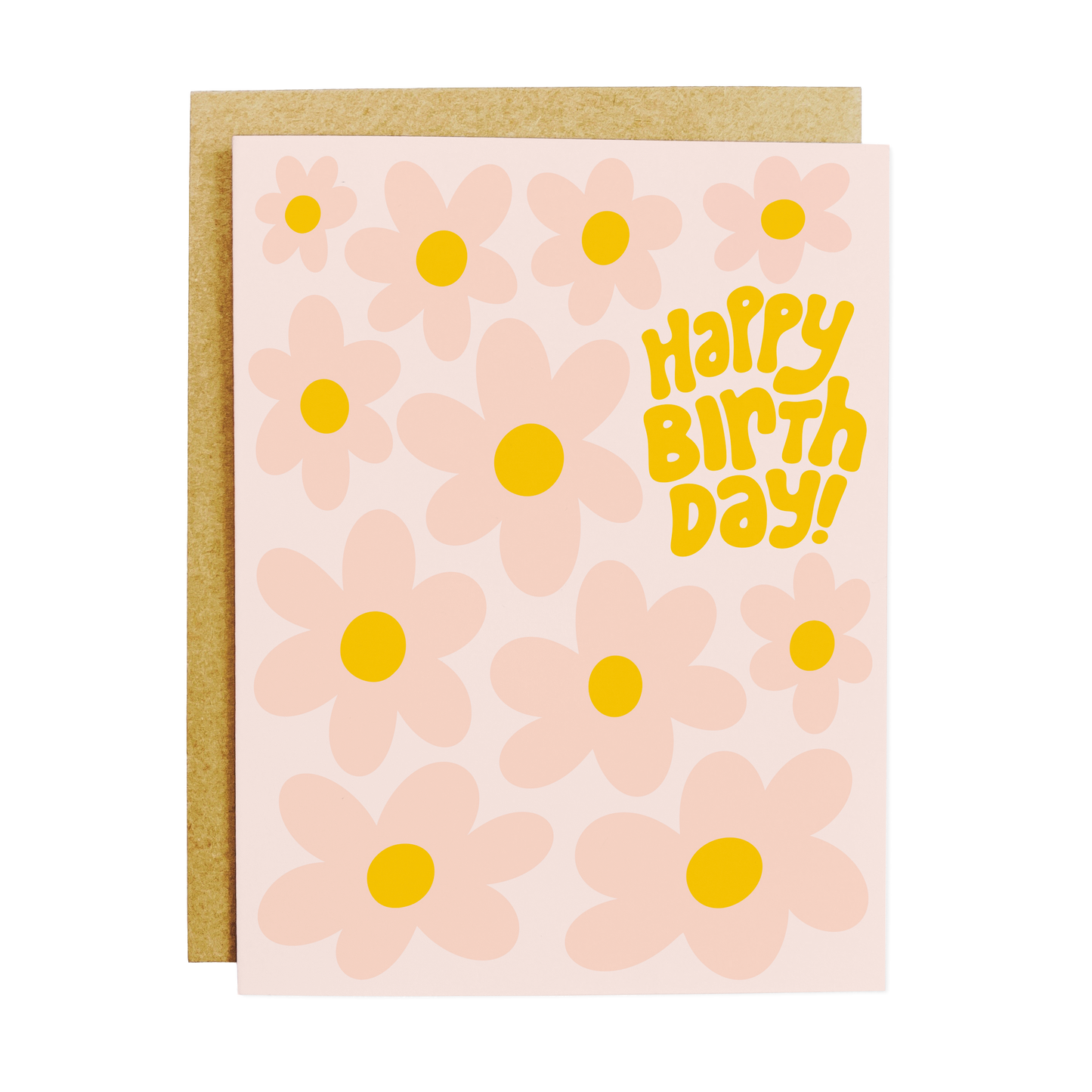 Funky Floral Birthday Card