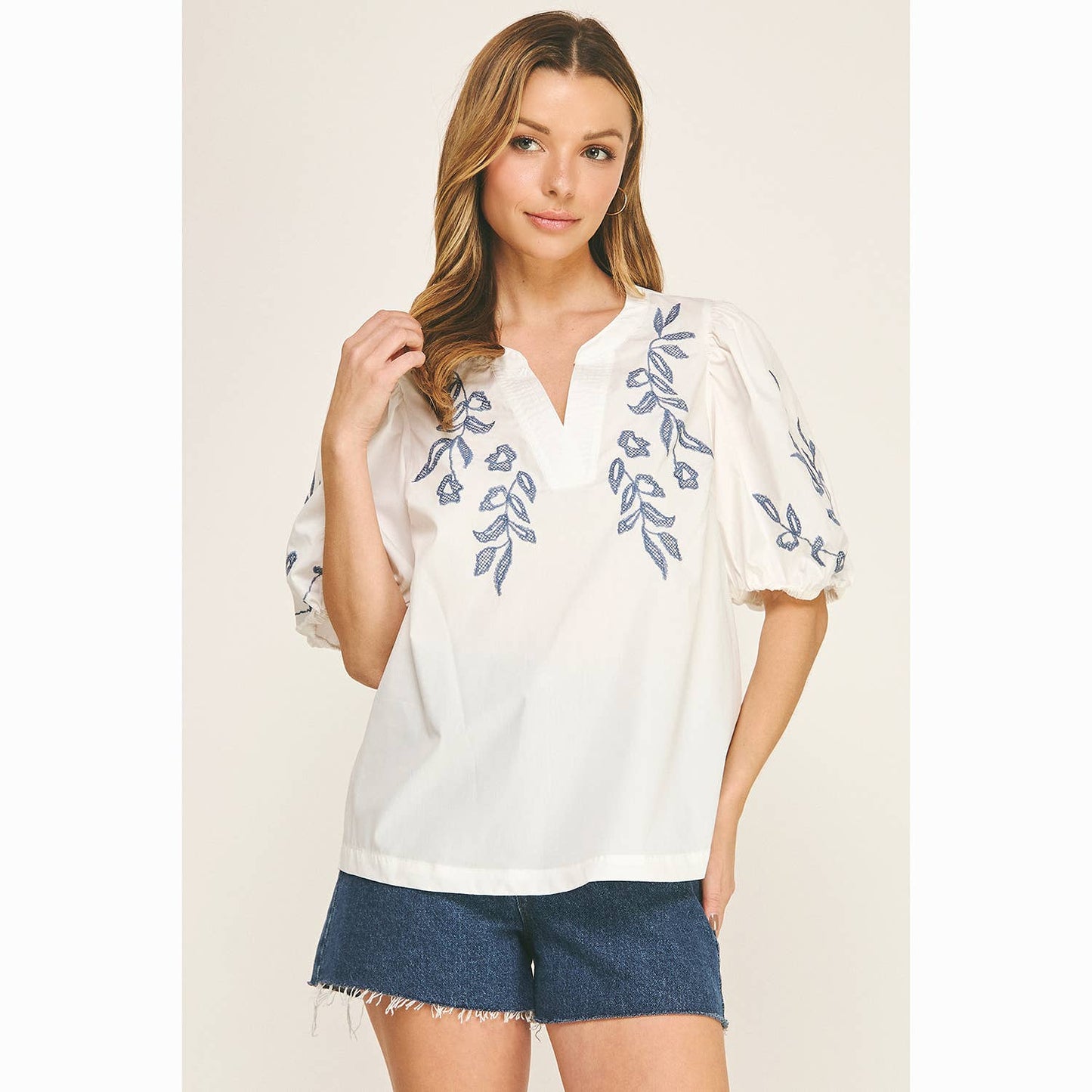 Ivy Embroidered Top