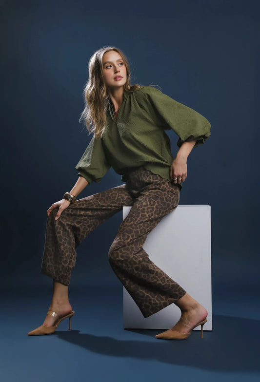 Suzie Scalloped Hem Top