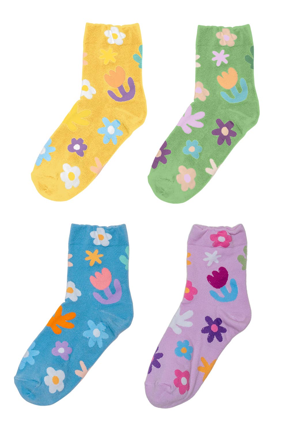 Floral Print Socks