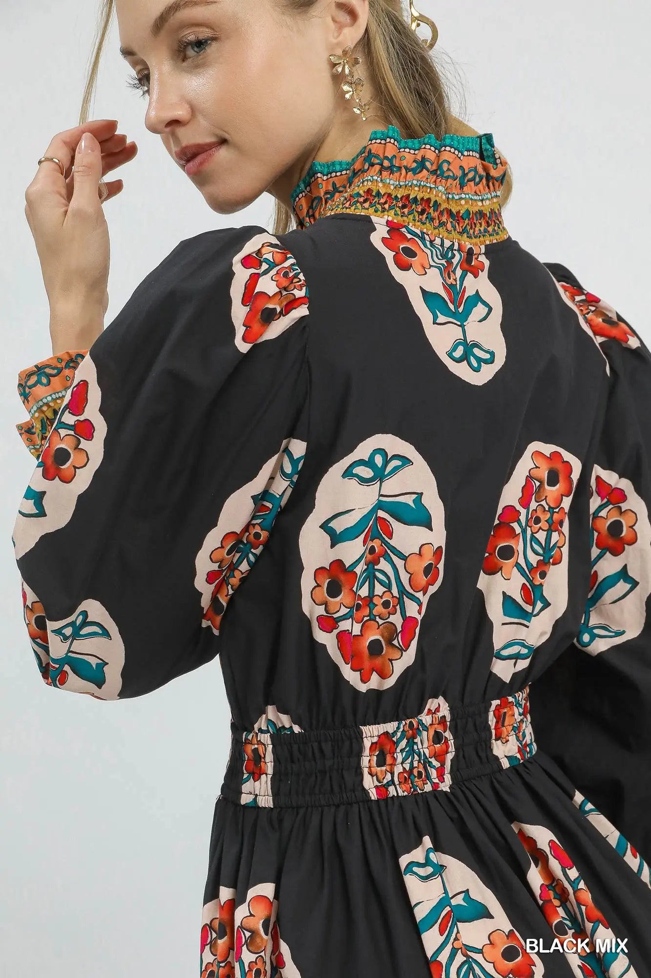 Wynona Boho Floral Dress