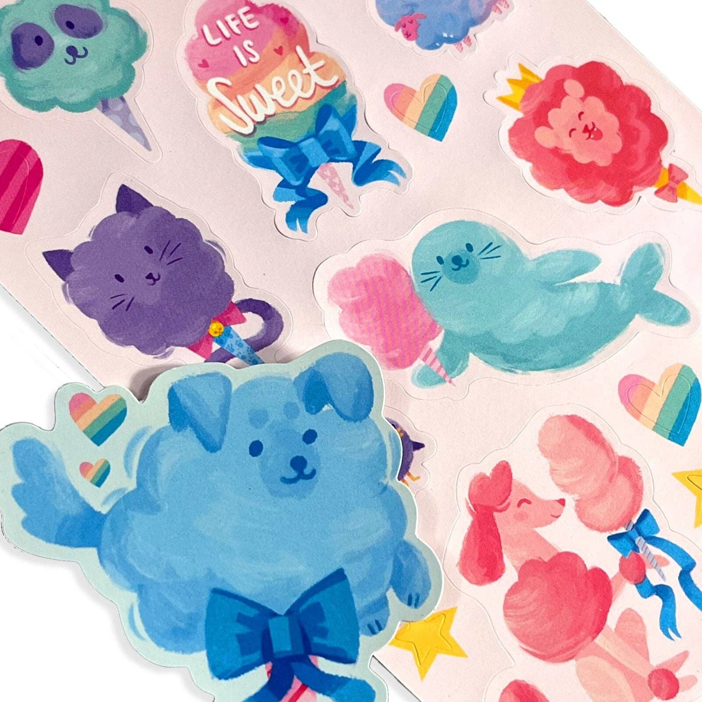 Stickiville: Scented Stickers - Fluffy Cotton Candy