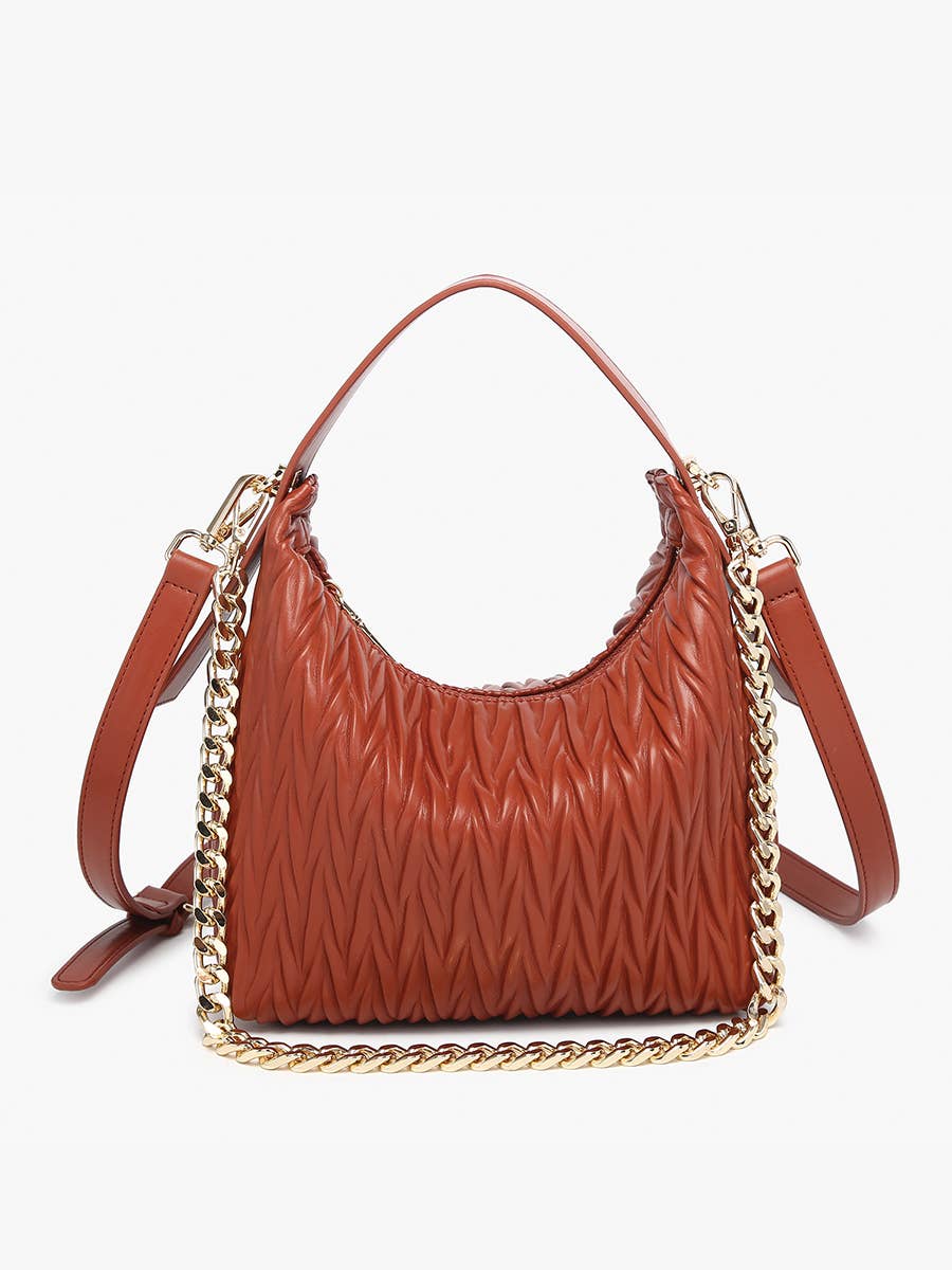 Brenna Matelassé Shoulder Bag – Vegan Leather Bag