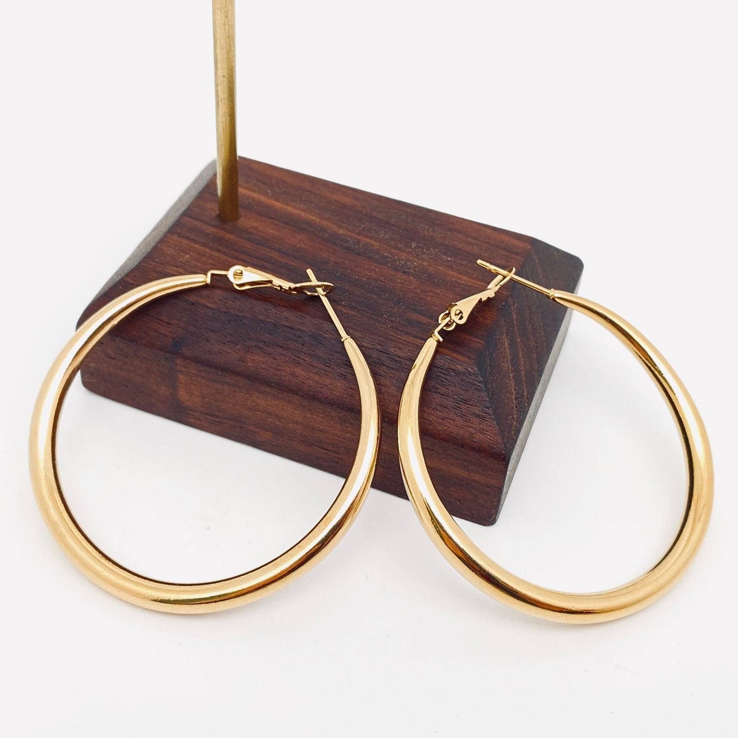 18K Gold Plated Hoop Earrings