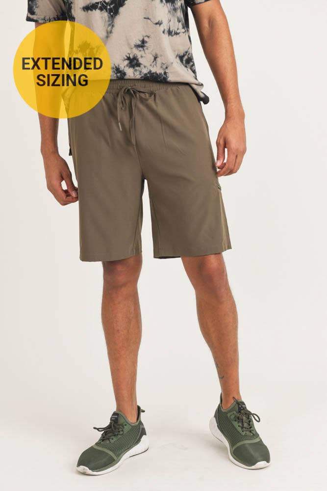 MEN - EXTENDED Active Drawstring Shorts