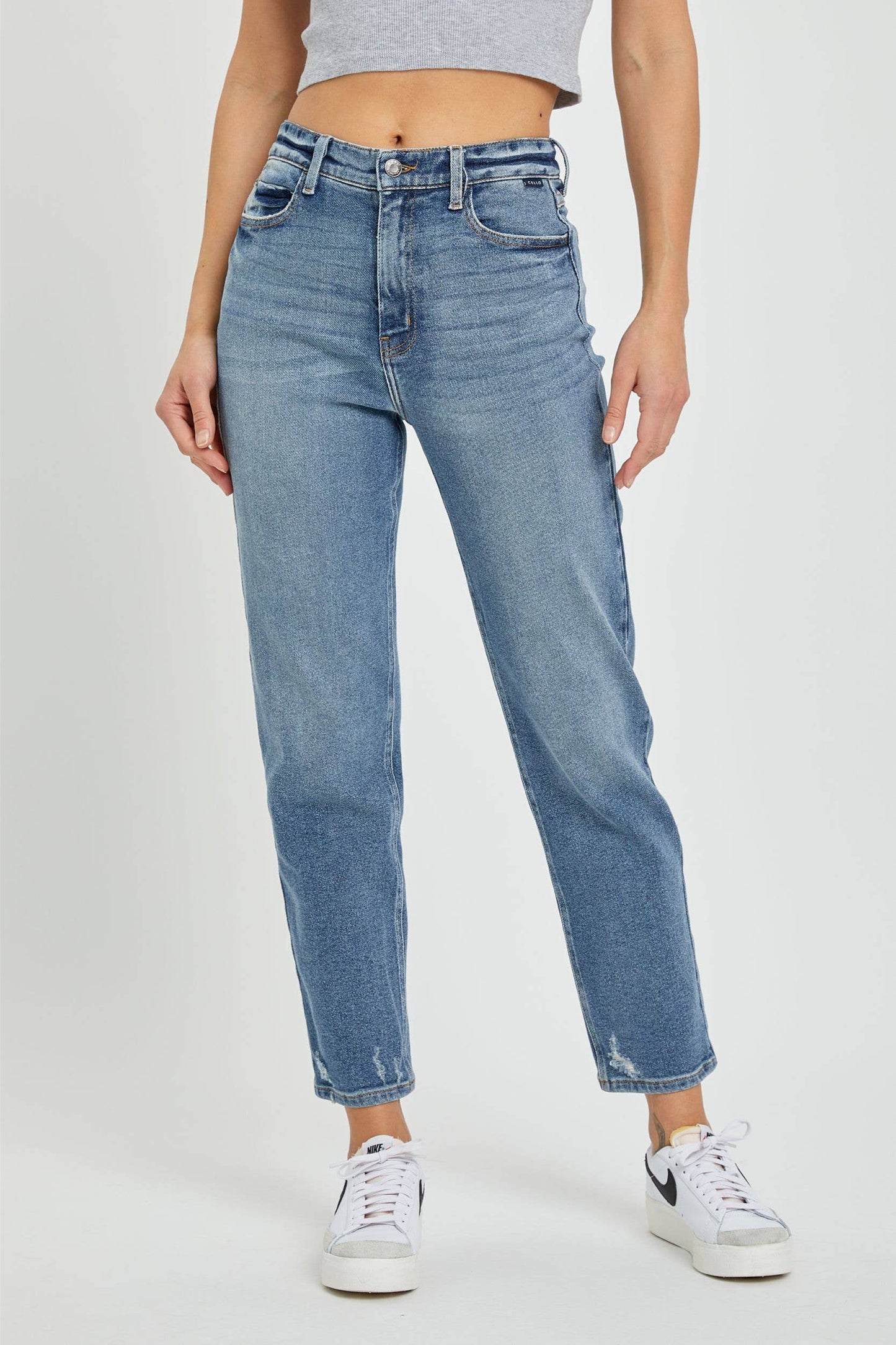 Cello High Rise Mom Jean