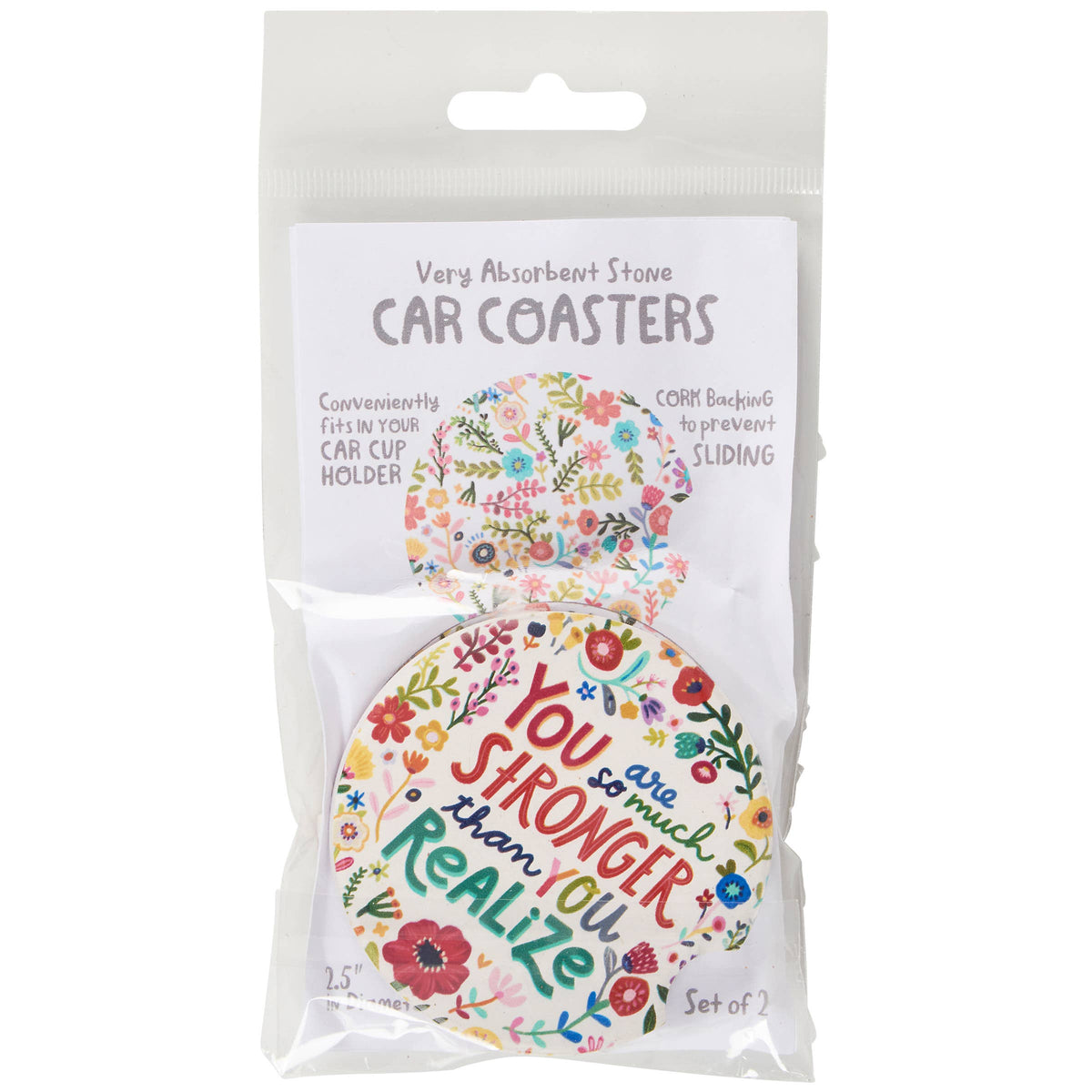 So Much Stronger Car Coasters