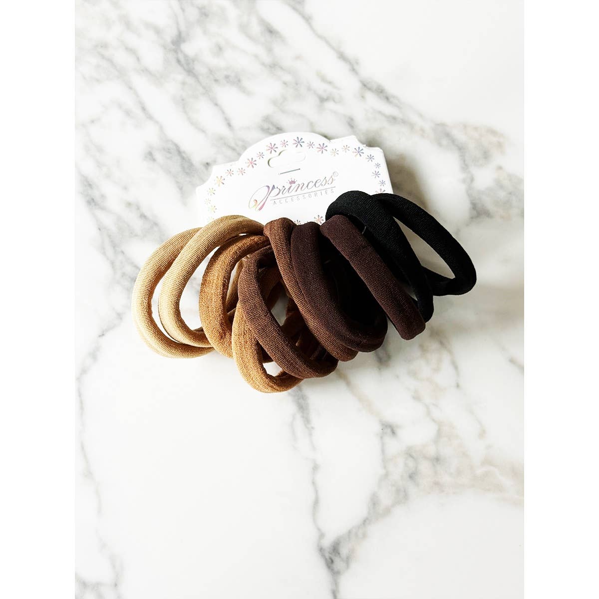 Brown Hair Tie Set