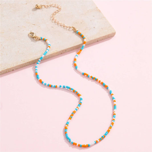 Waterproof Mini Beaded Necklace