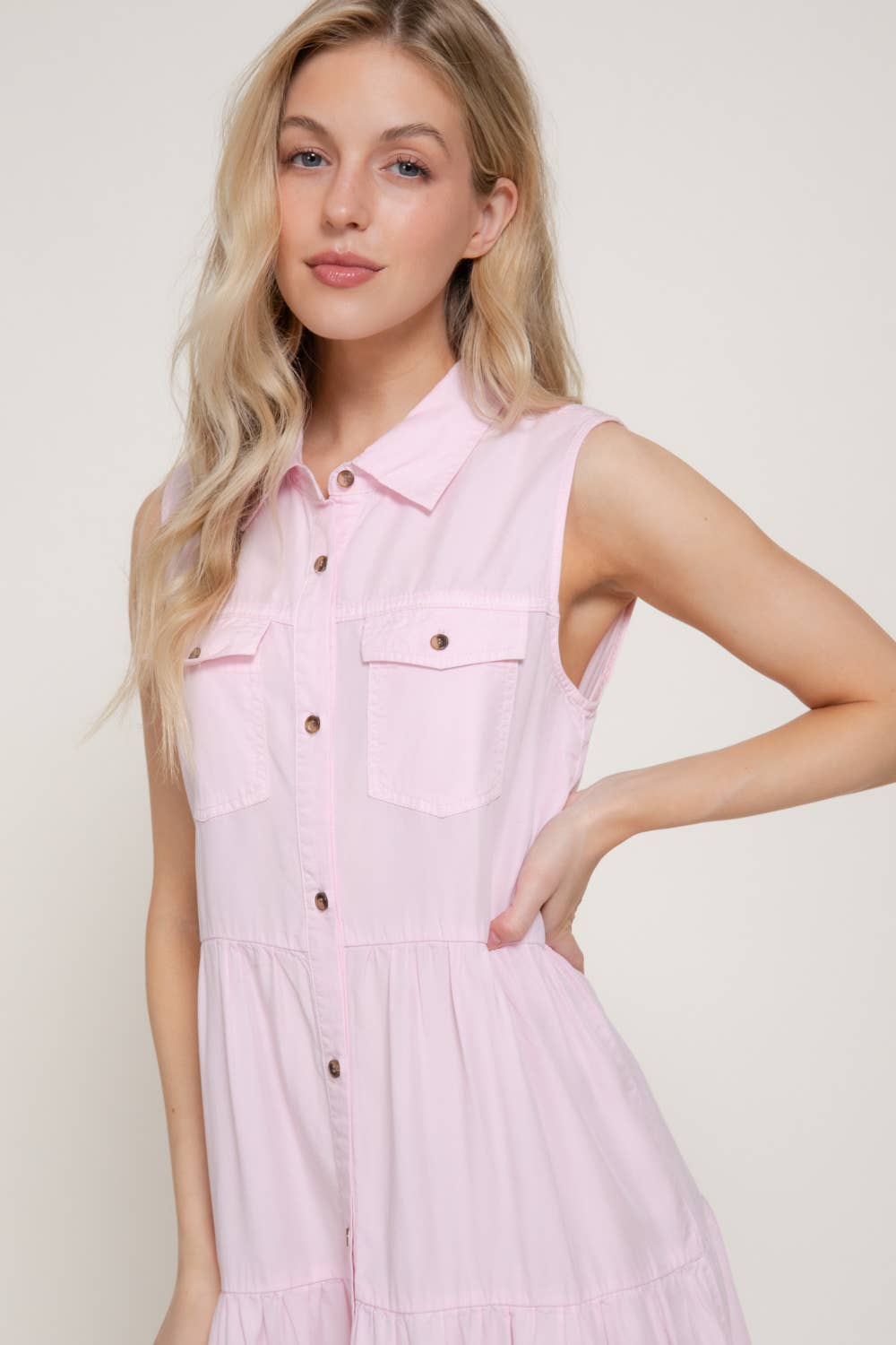 Denim Chambray Dress
