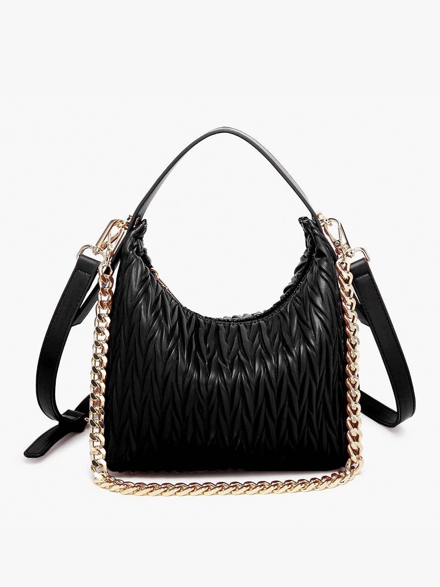 Brenna Matelassé Shoulder Bag – Vegan Leather Bag