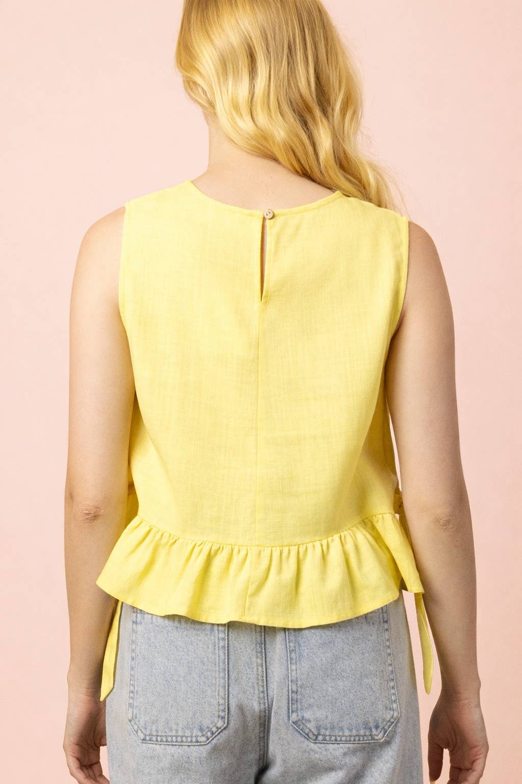 Olivia Side Tie Dot Top