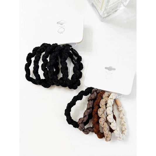 Brown Tone Multi Design Hair Ties