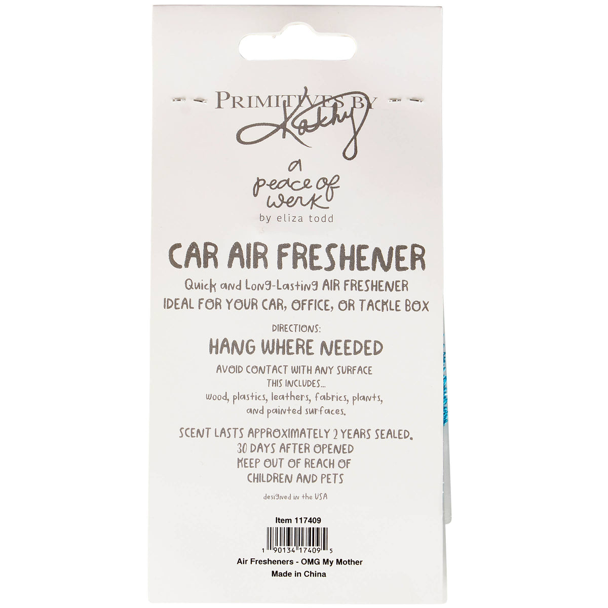 OMG My Mother Air Freshener