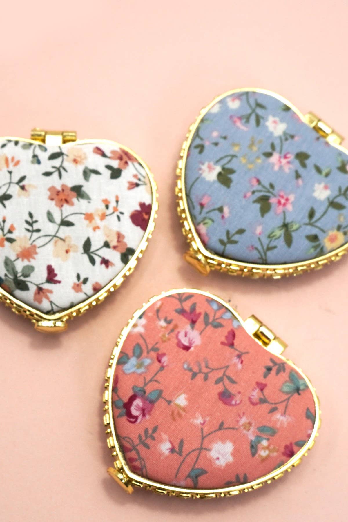 Compact Mirror Floral