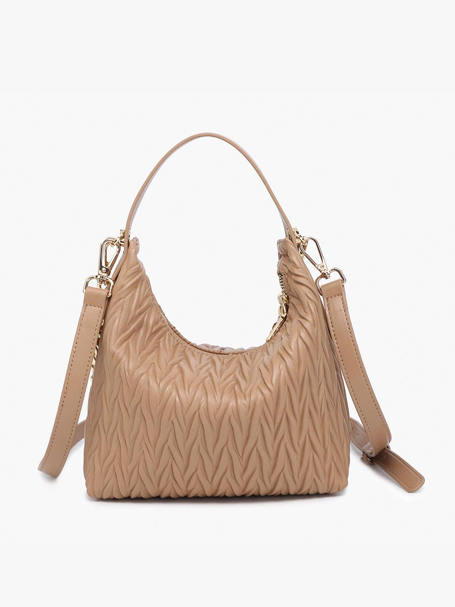 Brenna Matelassé Shoulder Bag – Vegan Leather Bag