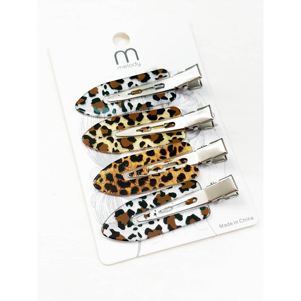 Animal Print Styling Clips