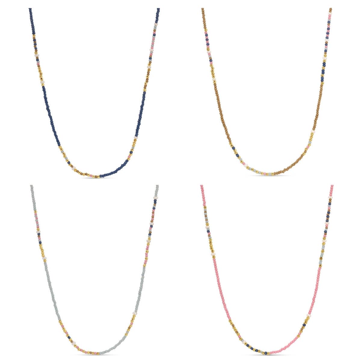 Assorted Seed Bead & Fresh Water Pearl Necklaces