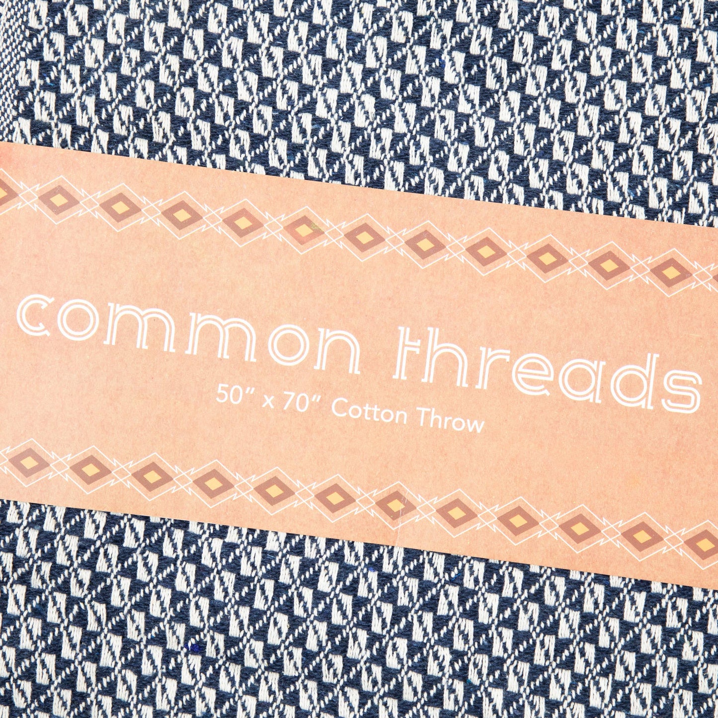 Checkered Cotton Throw Blanket