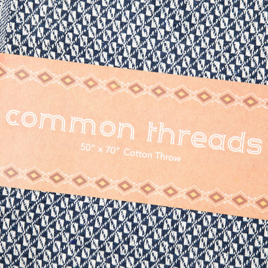 Checkered Cotton Throw Blanket