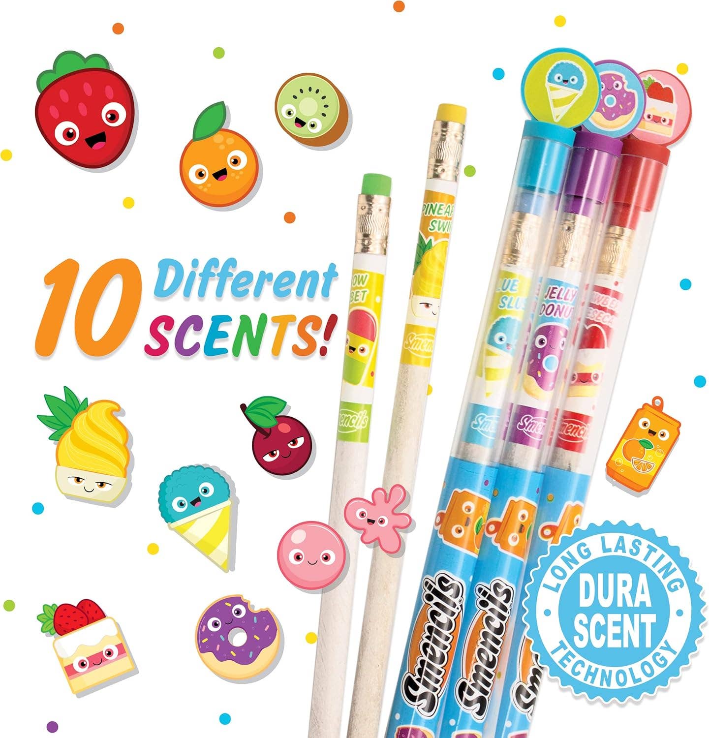 Graphite Smencils Cylinder - Scented Pencils