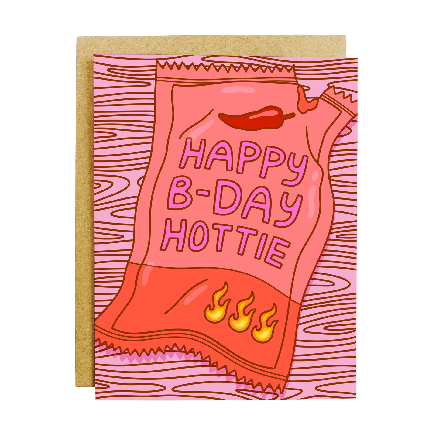 HBD Hottie Sauce Packet Card