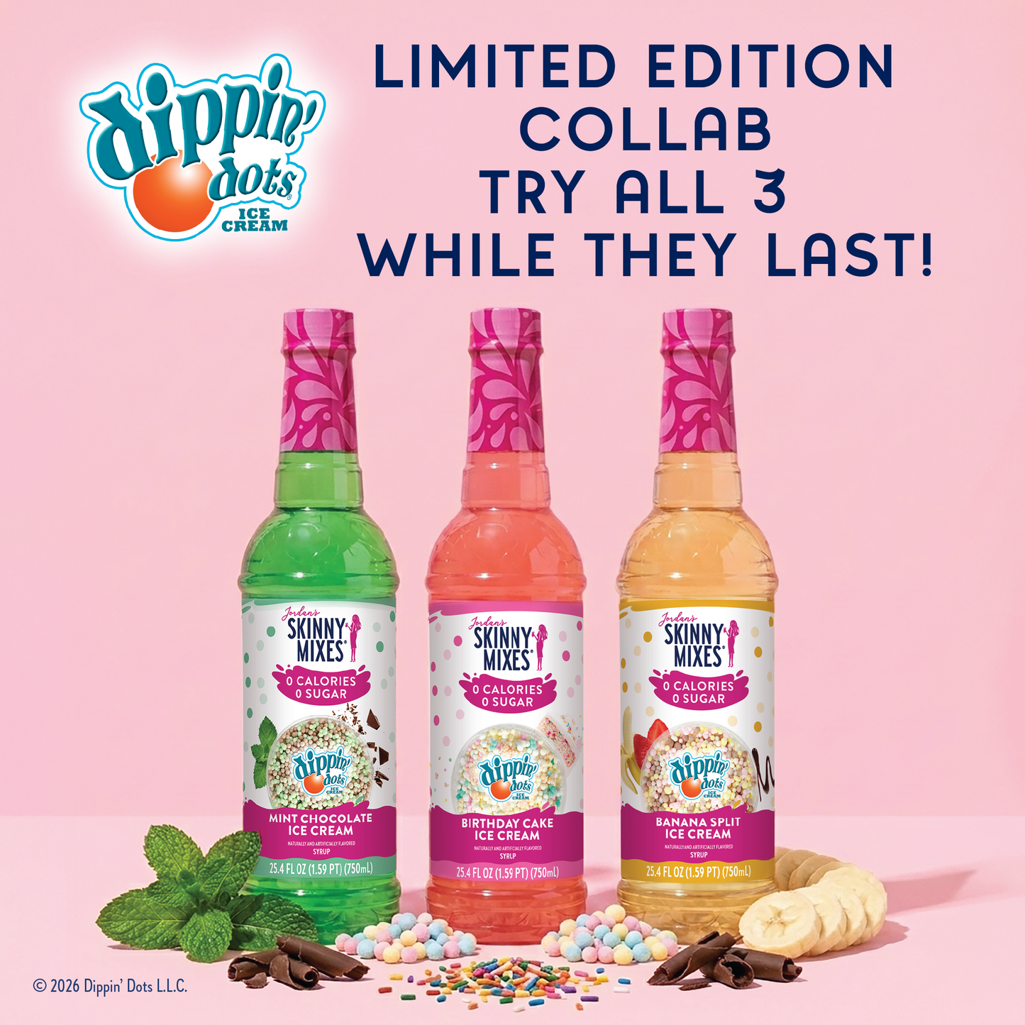 Dippin' Dots® Banana Split Ice Cream Syrup
