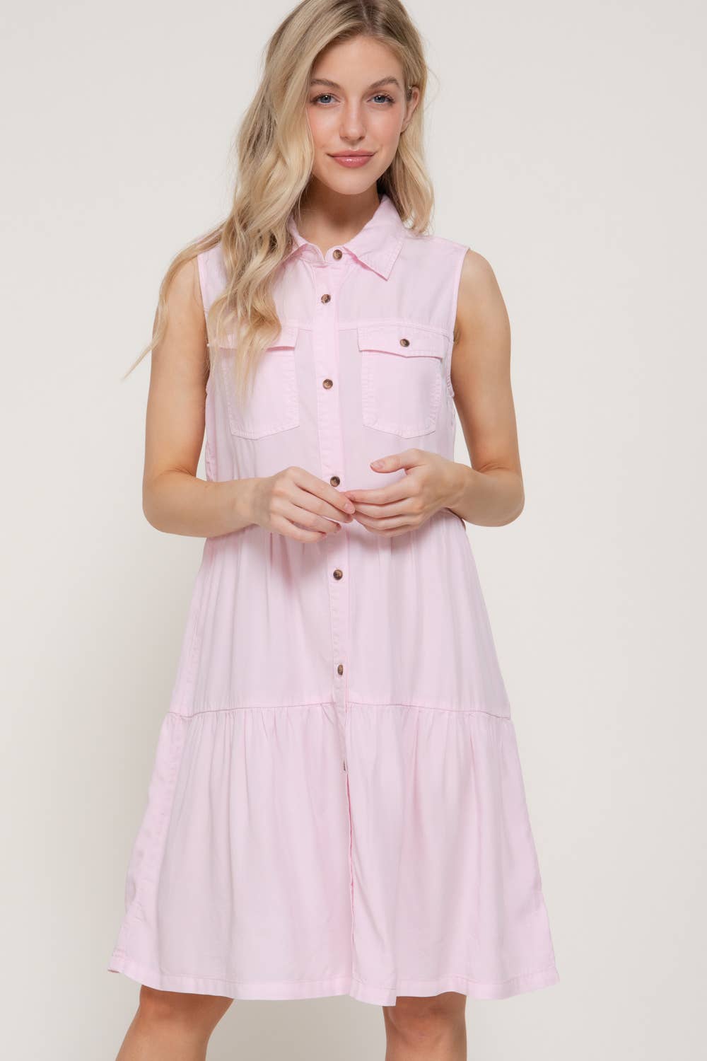 Denim Chambray Dress