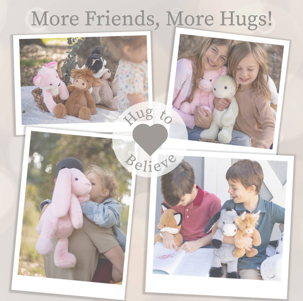 World's Softest Lushee 16 inch BriBri Cream Bunny Plush Toy