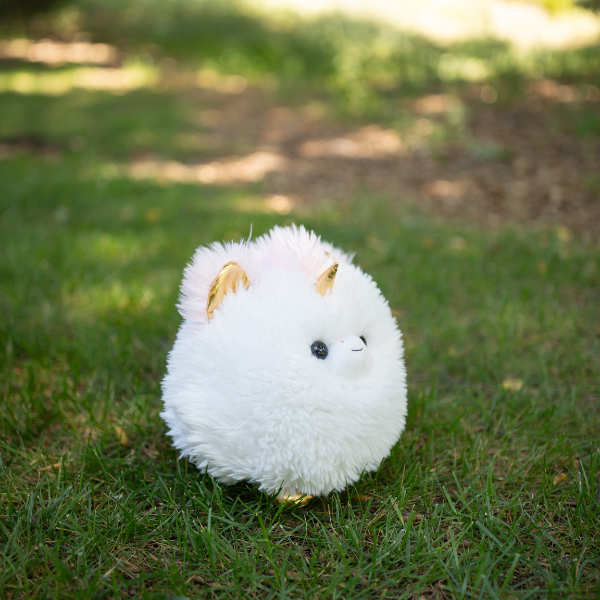 Soft Fluff Ball Fluffees Unicorn Plushie