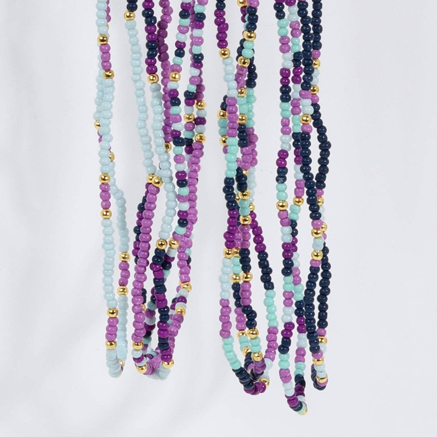 Splendid Iris Seed Bead Necklaces