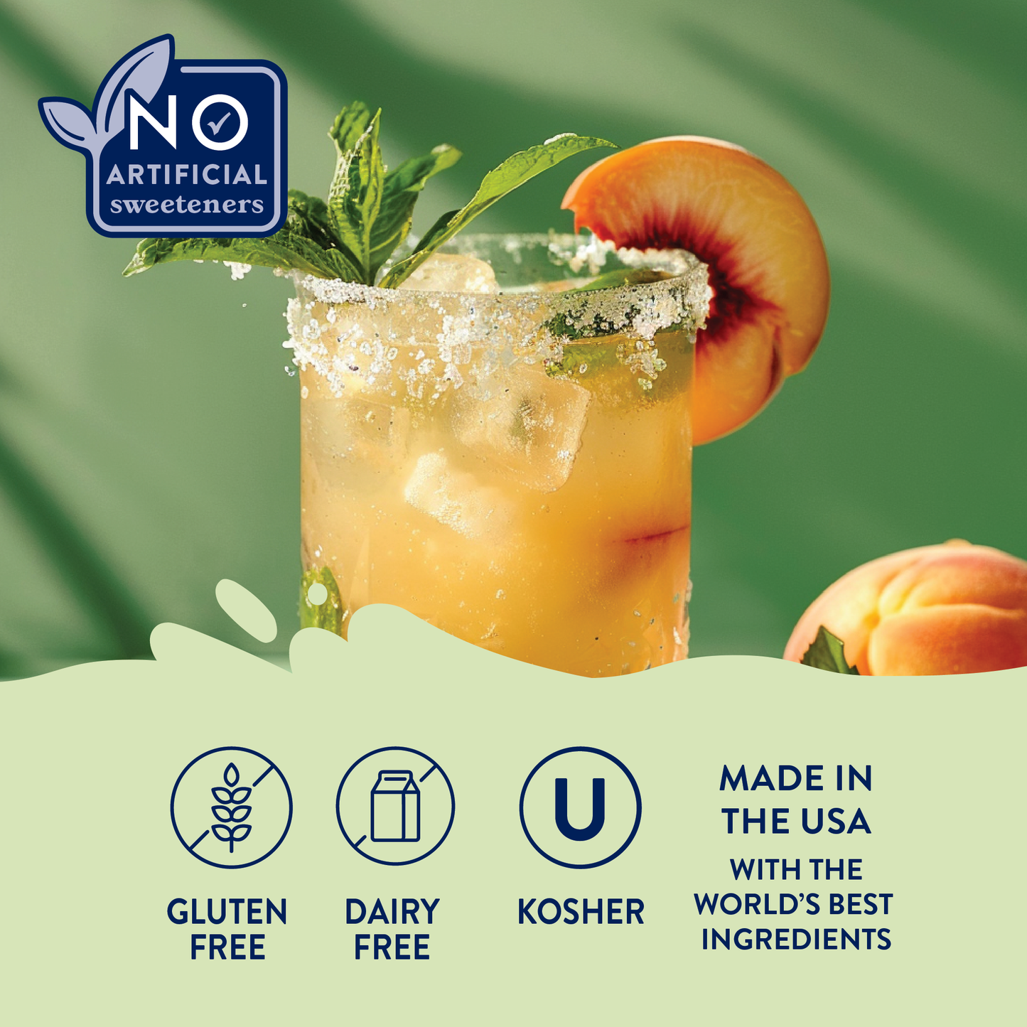 Natural Peach Margarita - Mixer