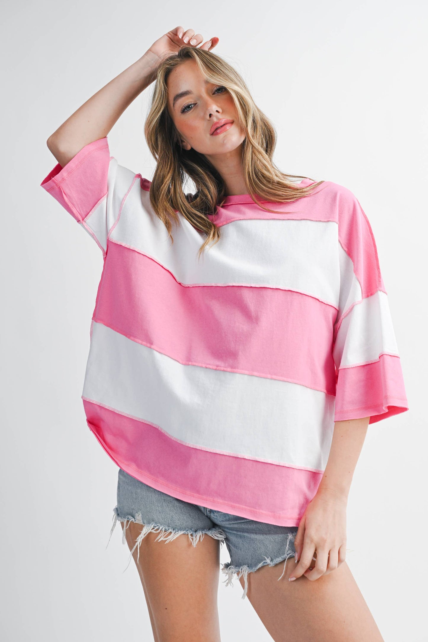 Polly Color Block Top