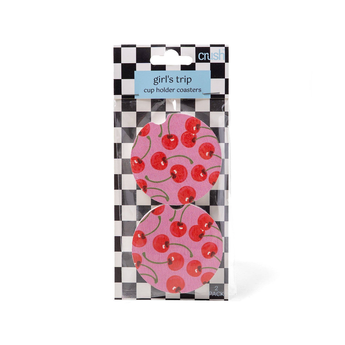 Crush Girl's Trip Cup Holder Coasters