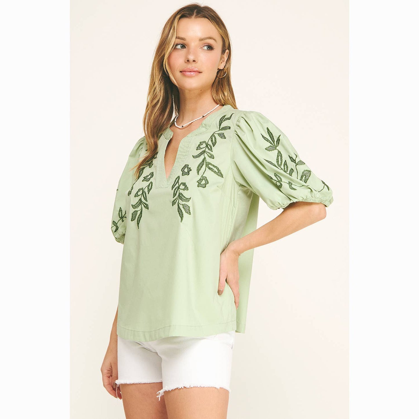 Ivy Embroidered Top