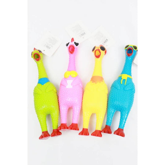 Rubber Chicken Squeaky Toy