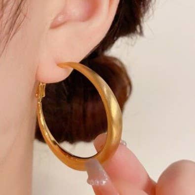 18K Waterproof Hoops