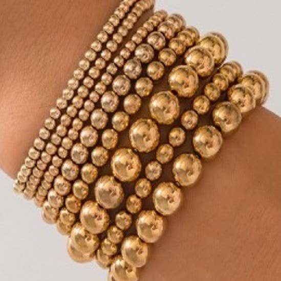 Classic Bead Stretch Bracelet