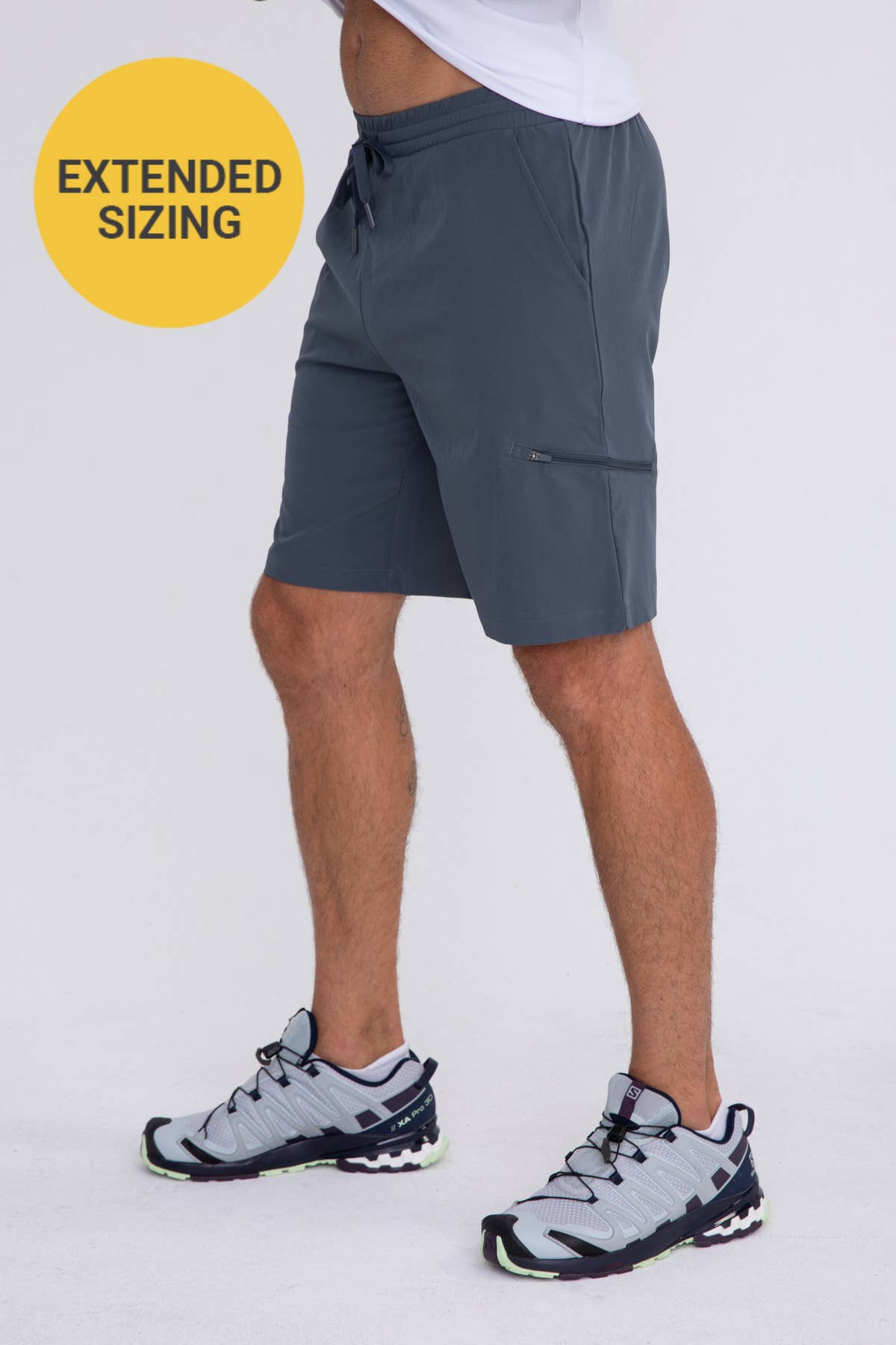 MEN - EXTENDED Active Drawstring Shorts