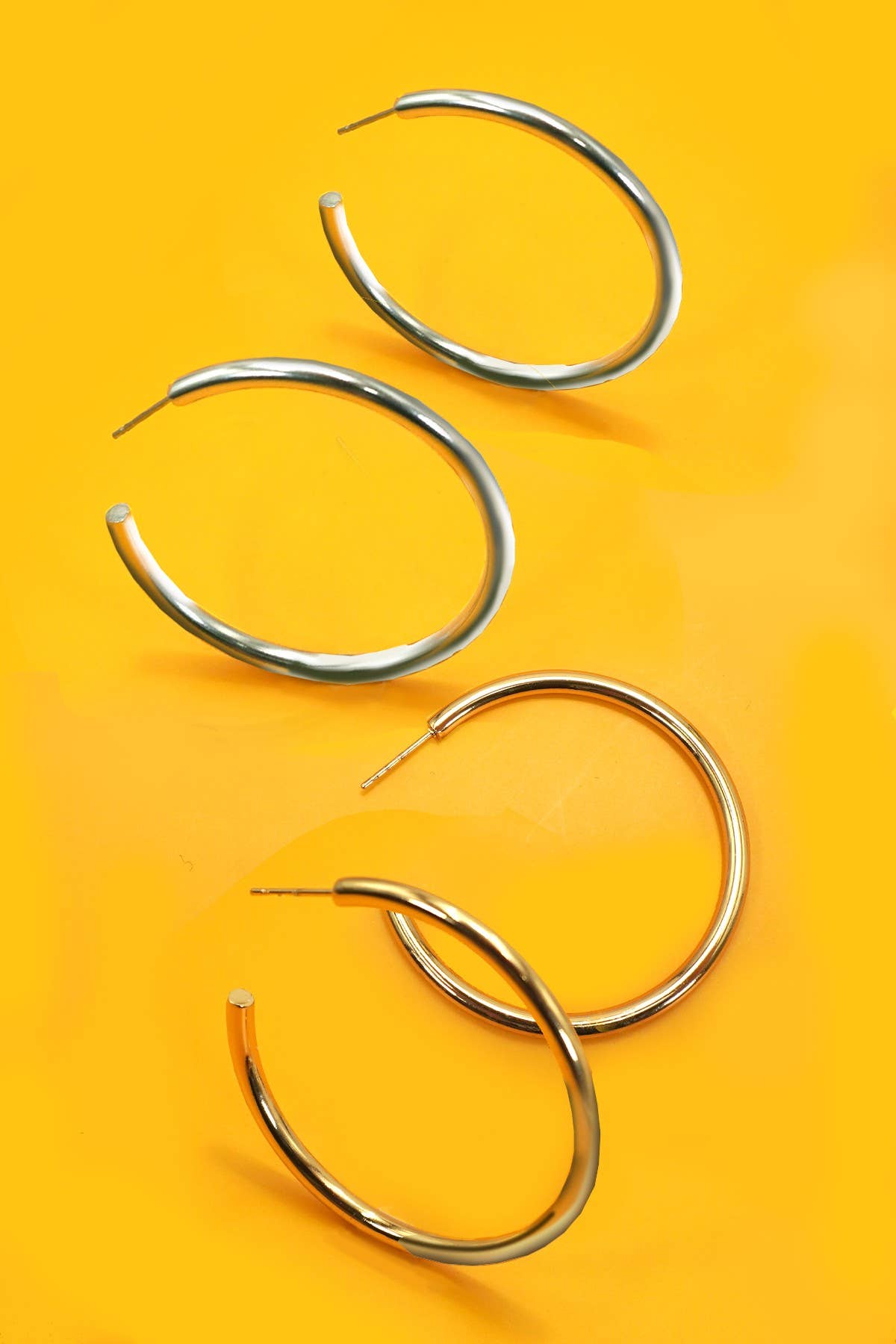 18K Slim Hoop Earrings
