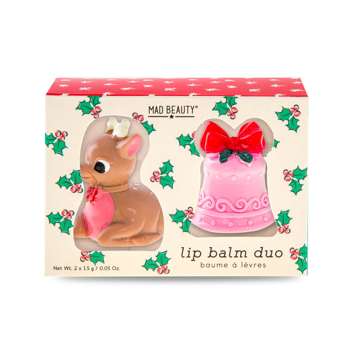 Retro Christmas Lip Balm Duo