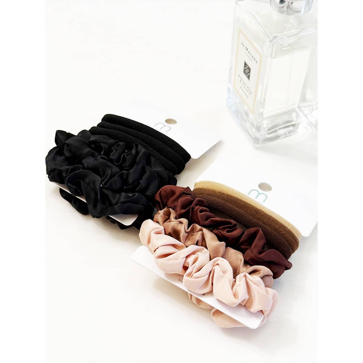 Brown Tones Tie and Scrunchie Set