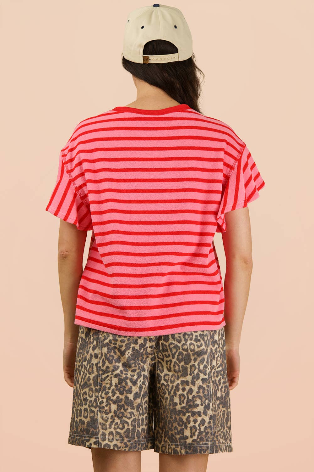 Sophia Ruffle Stripe Knit Top