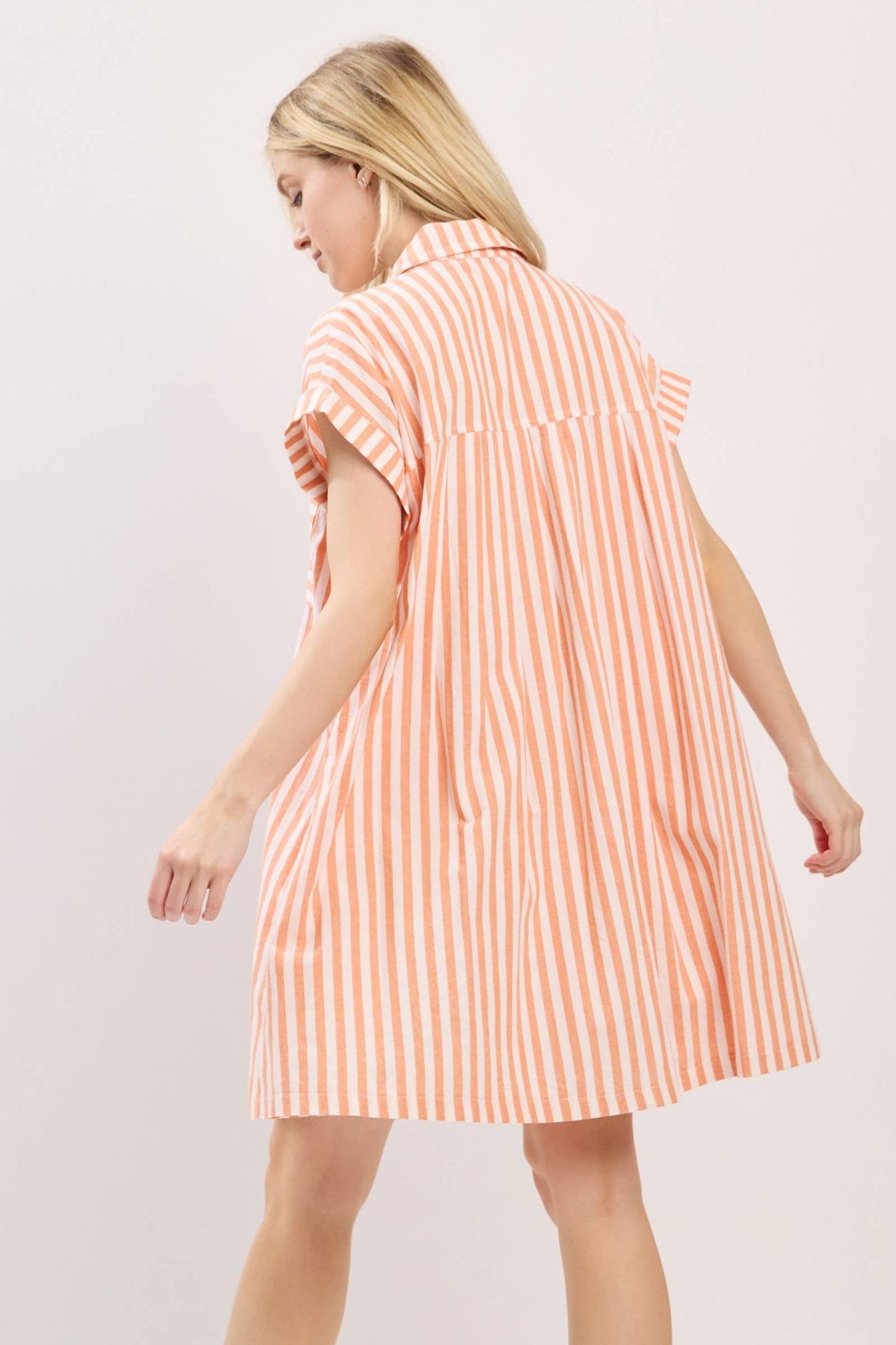Cotton Striped Dress