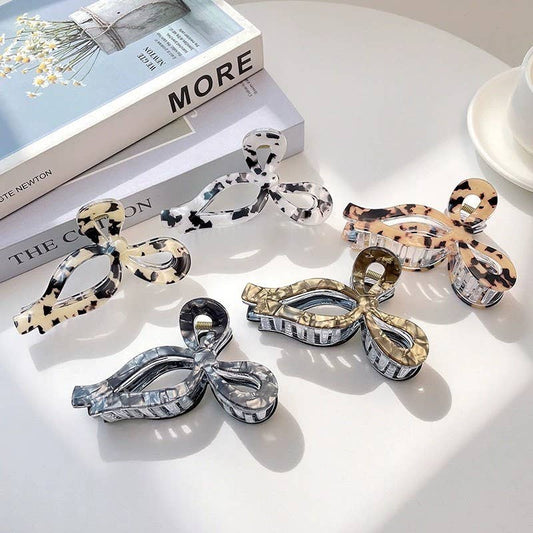 Leopard Print Hair Claw Clip