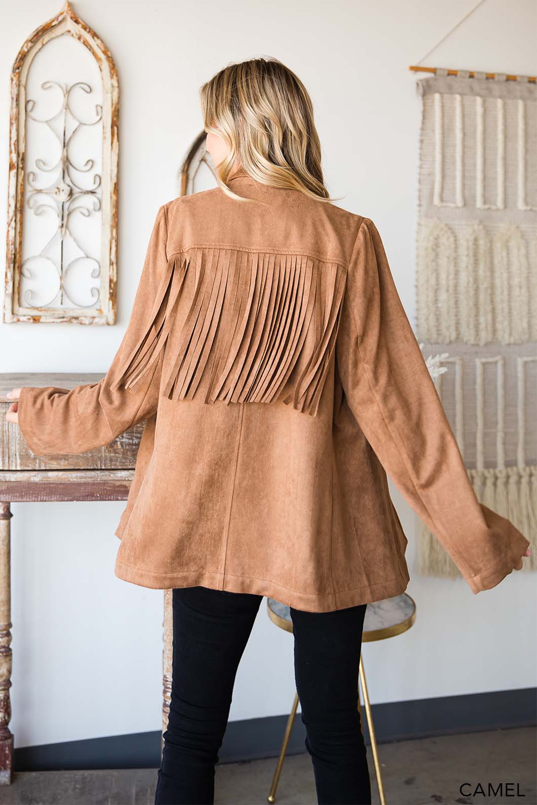 Fringe Detailed Women's Jacket